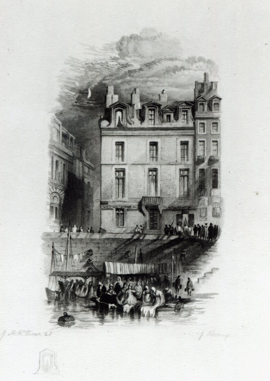 拿破仑在Quai Conti的住所，1834-36 作者 约瑟夫·马洛德·威廉·特纳