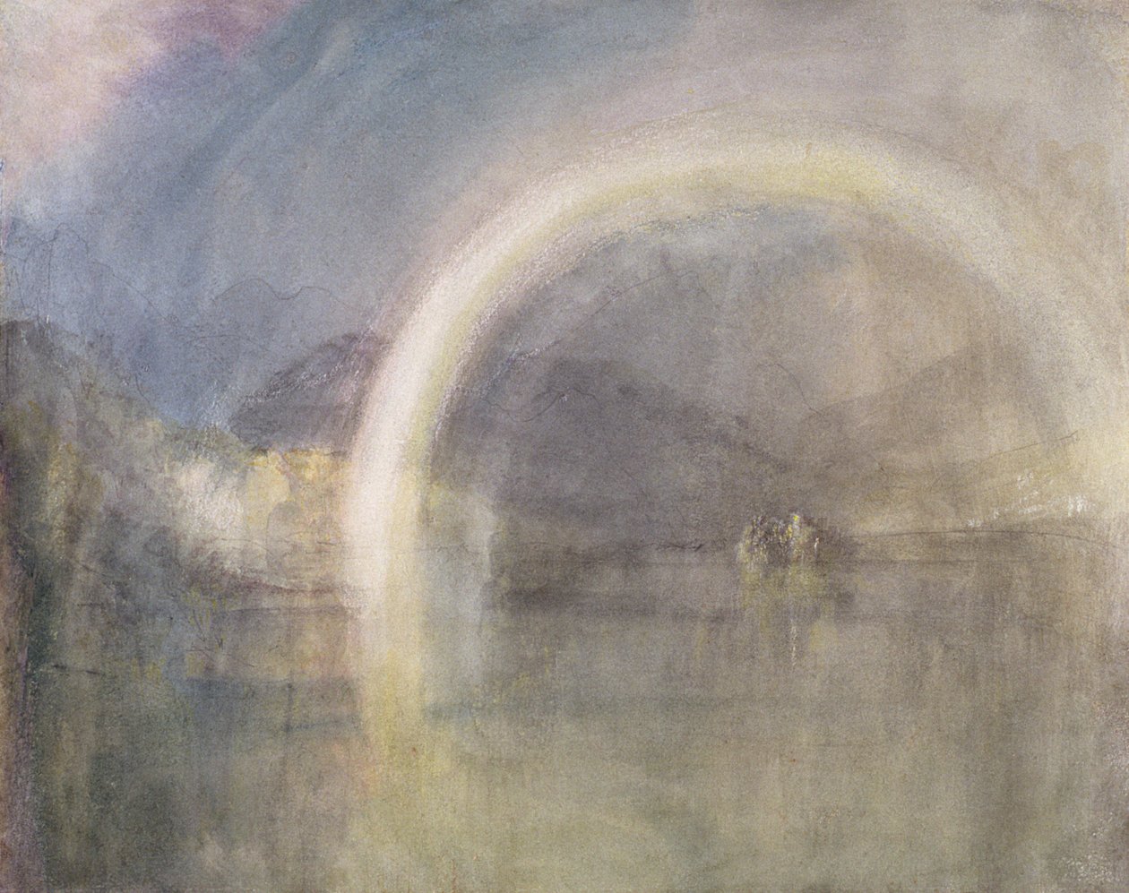 彩虹在Loch Awe，1831年 作者 约瑟夫·马洛德·威廉·特纳
