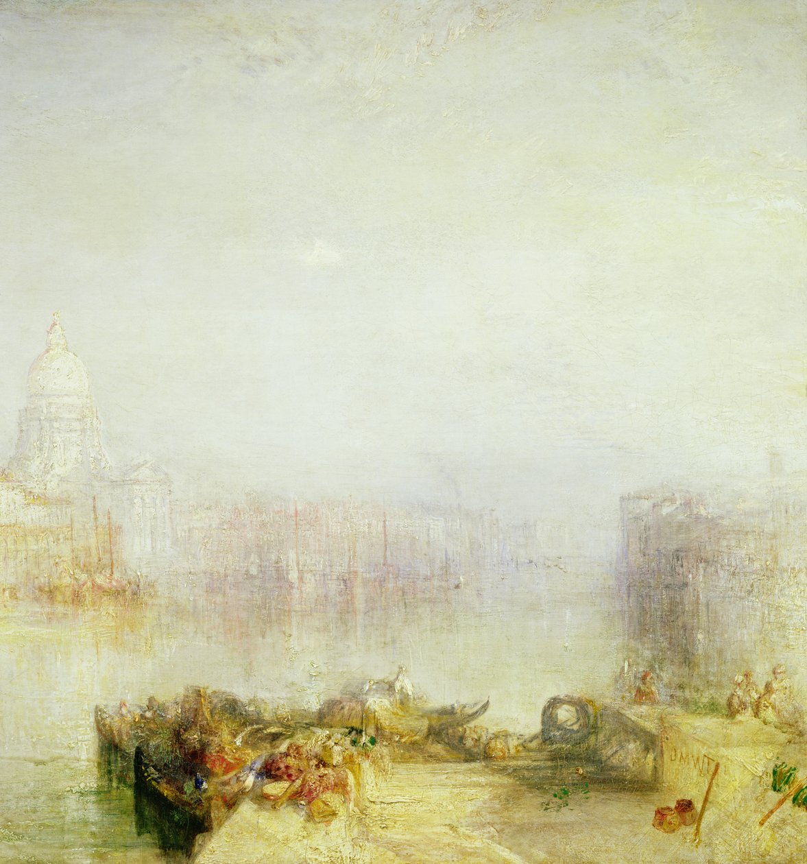 The Dogana和Santa Maria della Salute，威尼斯，1843年（详情） 作者 约瑟夫·马洛德·威廉·特纳