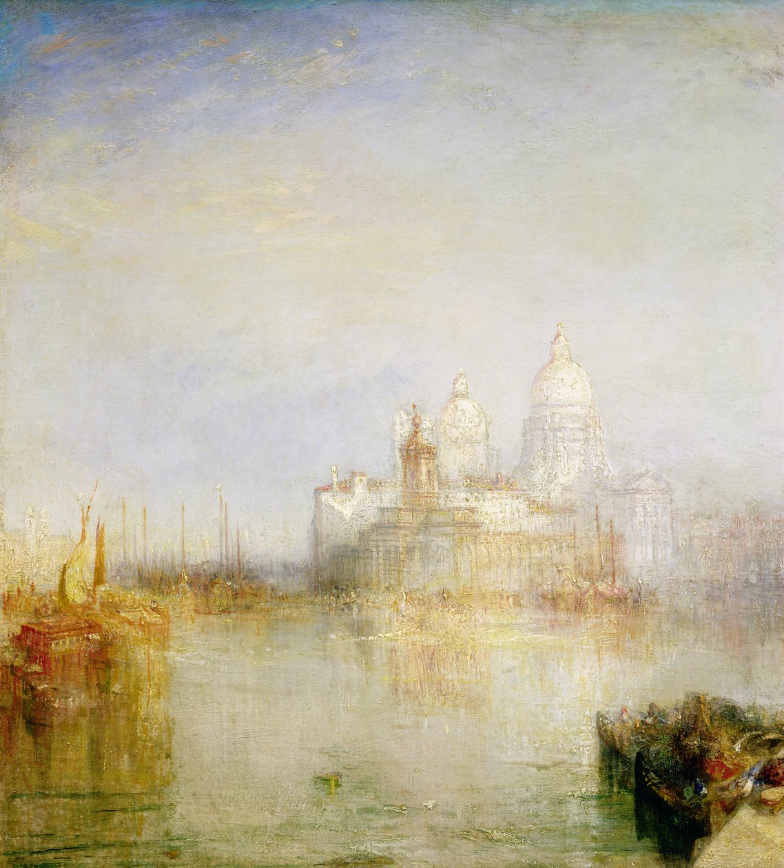 The Dogana和Santa Maria della Salute，威尼斯，1843年（详情） 作者 约瑟夫·马洛德·威廉·特纳