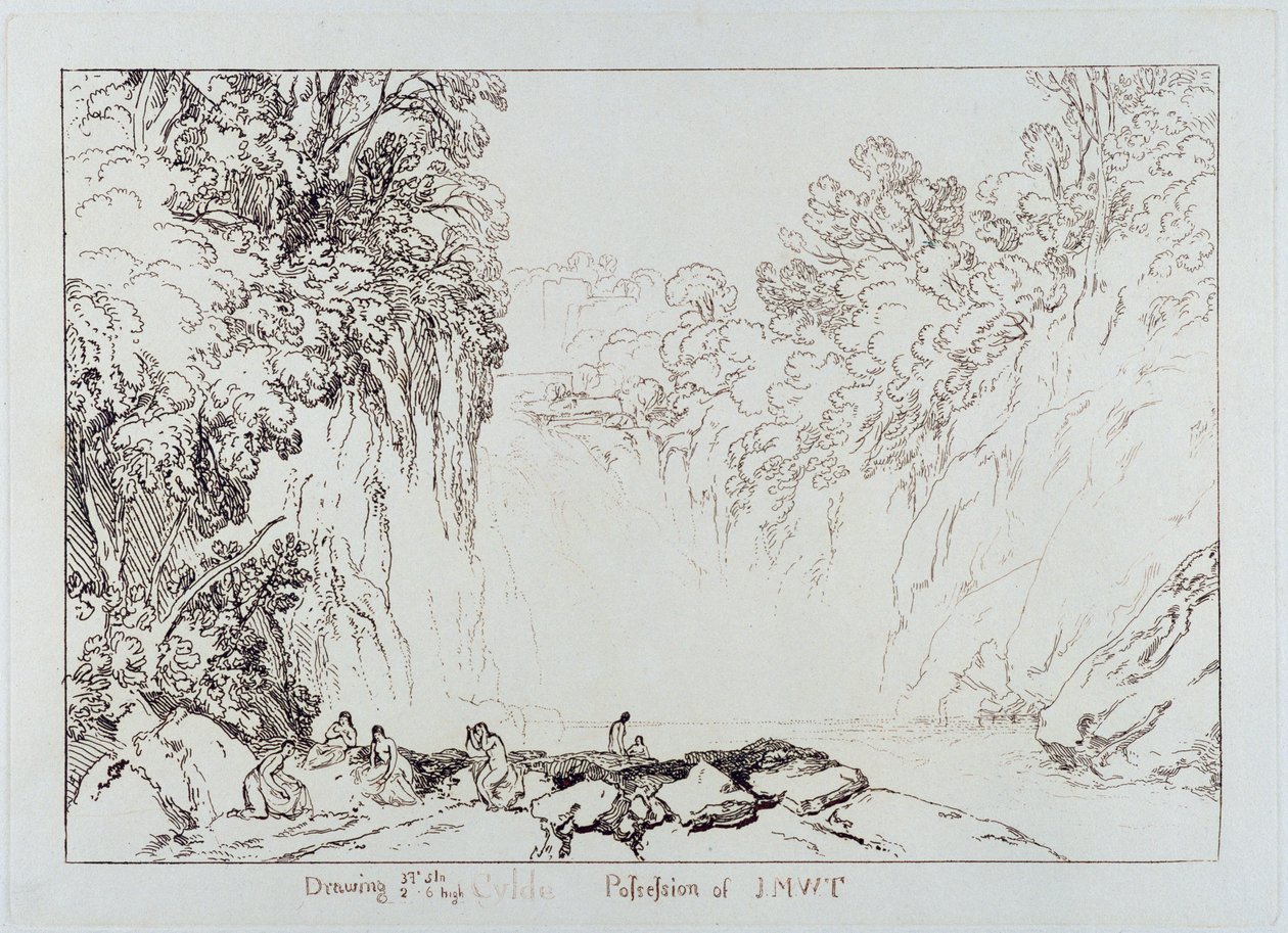 克莱德的陨落，由查尔斯特纳（1773-1857）1859-60刻 作者 约瑟夫·马洛德·威廉·特纳
