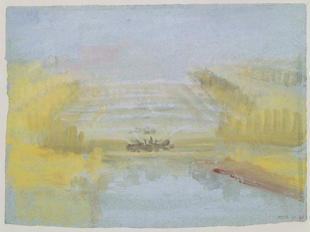 凡尔赛宫的喷泉，1826-33 作者 约瑟夫·马洛德·威廉·特纳