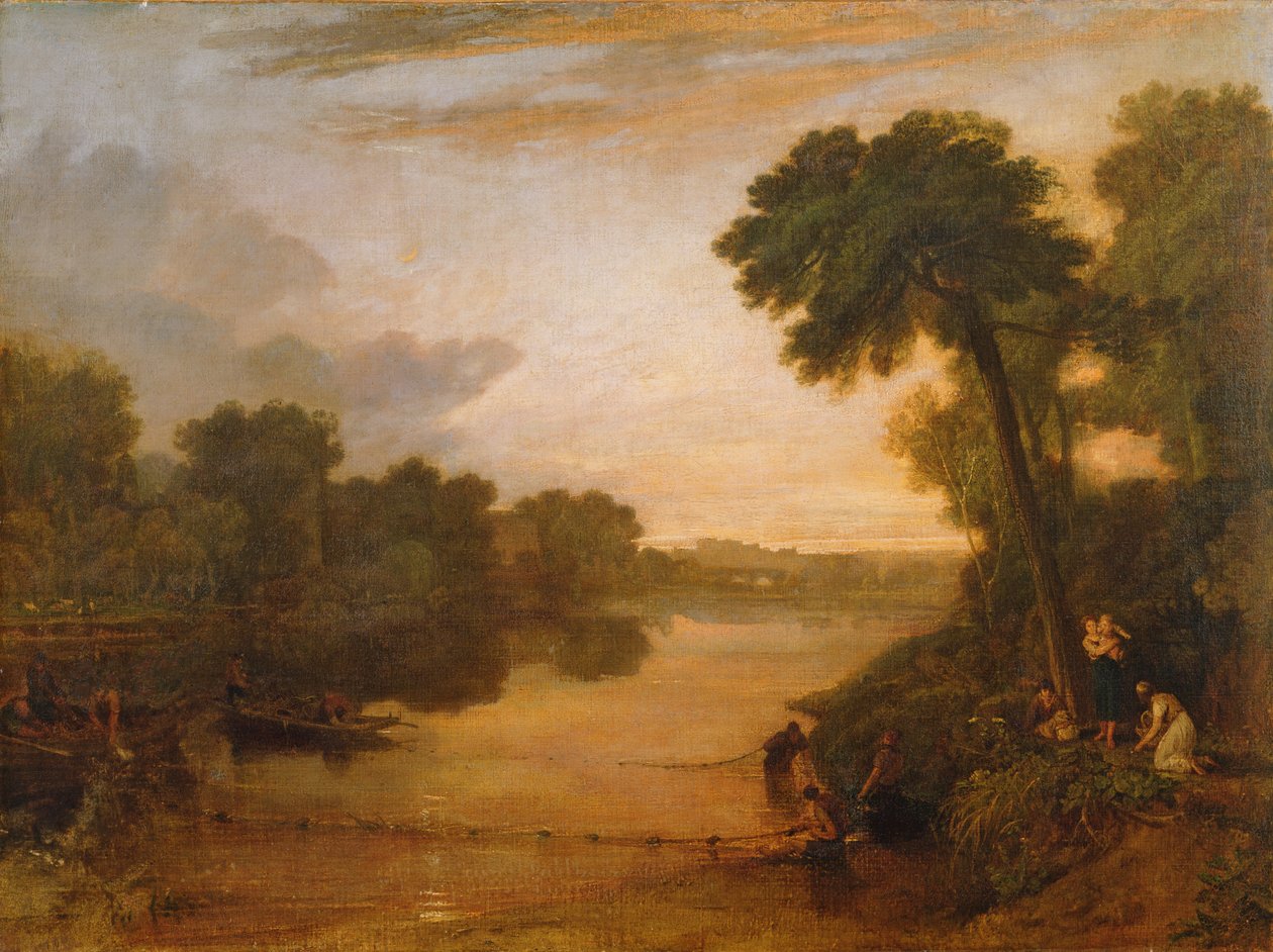 在温莎附近的泰晤士河，c.1807 作者 约瑟夫·马洛德·威廉·特纳