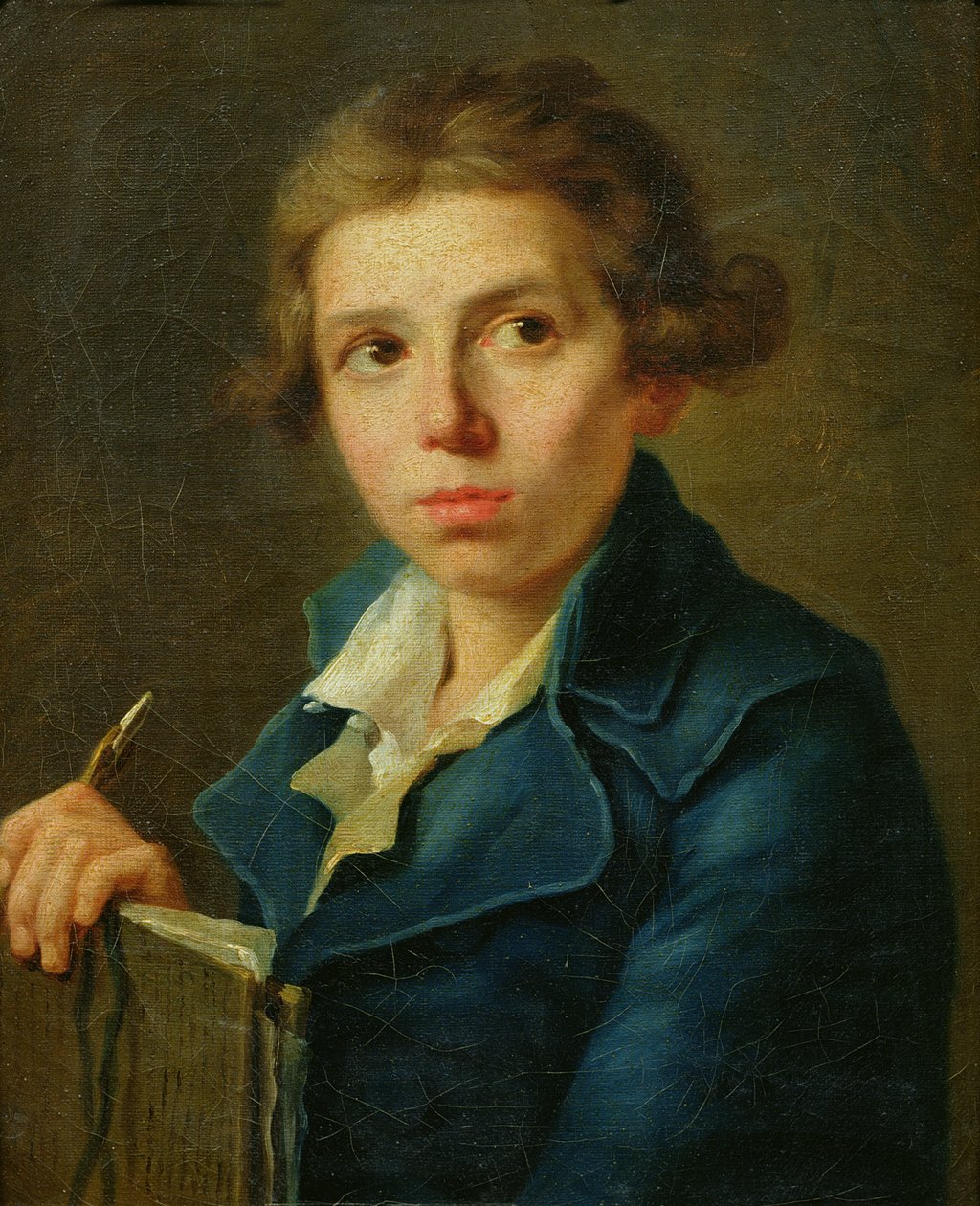 Jacques-Louis David（1748-1825）青年时代的肖像 作者 约瑟夫·玛丽·维恩长老