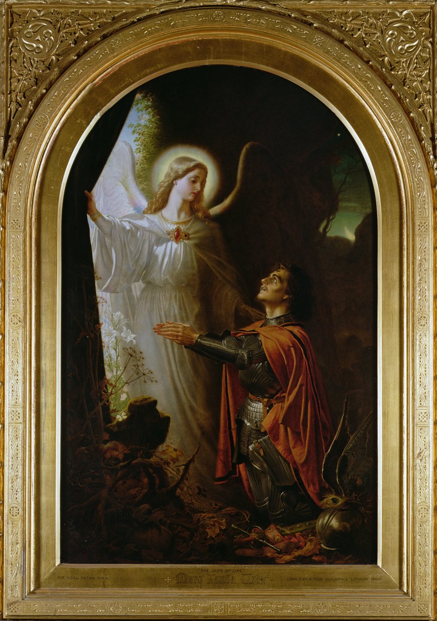 Mors Janua Vitae（生命的门户），1866年 作者 约瑟夫·诺埃尔·佩顿