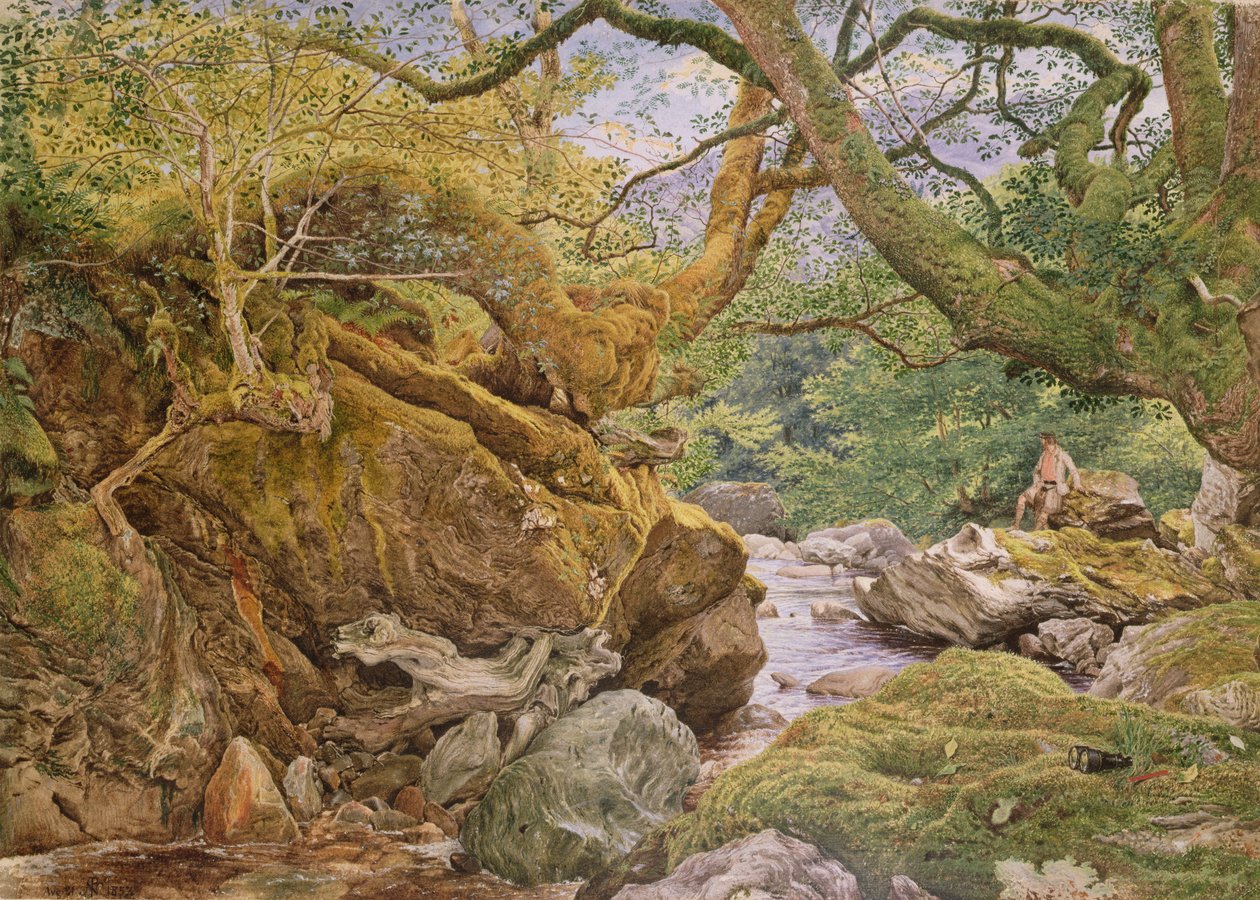 自然研究：Inveruglas，1857年 作者 约瑟夫·诺埃尔·佩顿