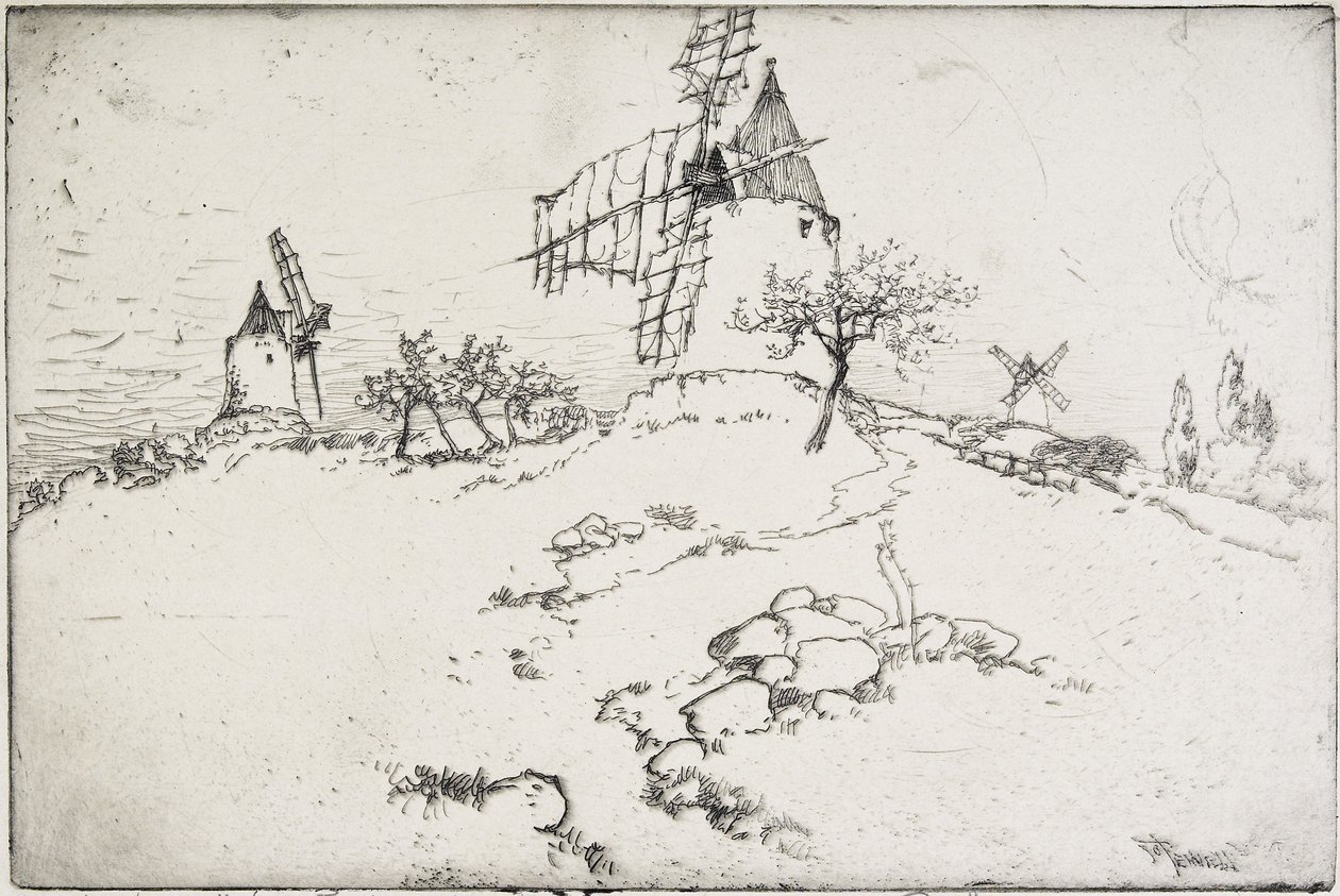 Daudet&39;s Mill，1893 作者 约瑟夫·彭内尔