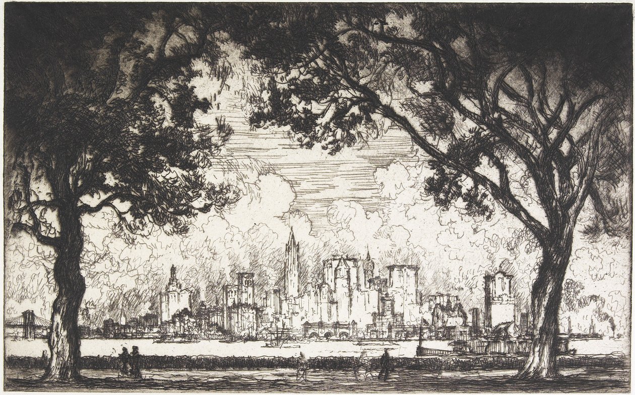 纽约州长岛，1915年 作者 约瑟夫·彭内尔
