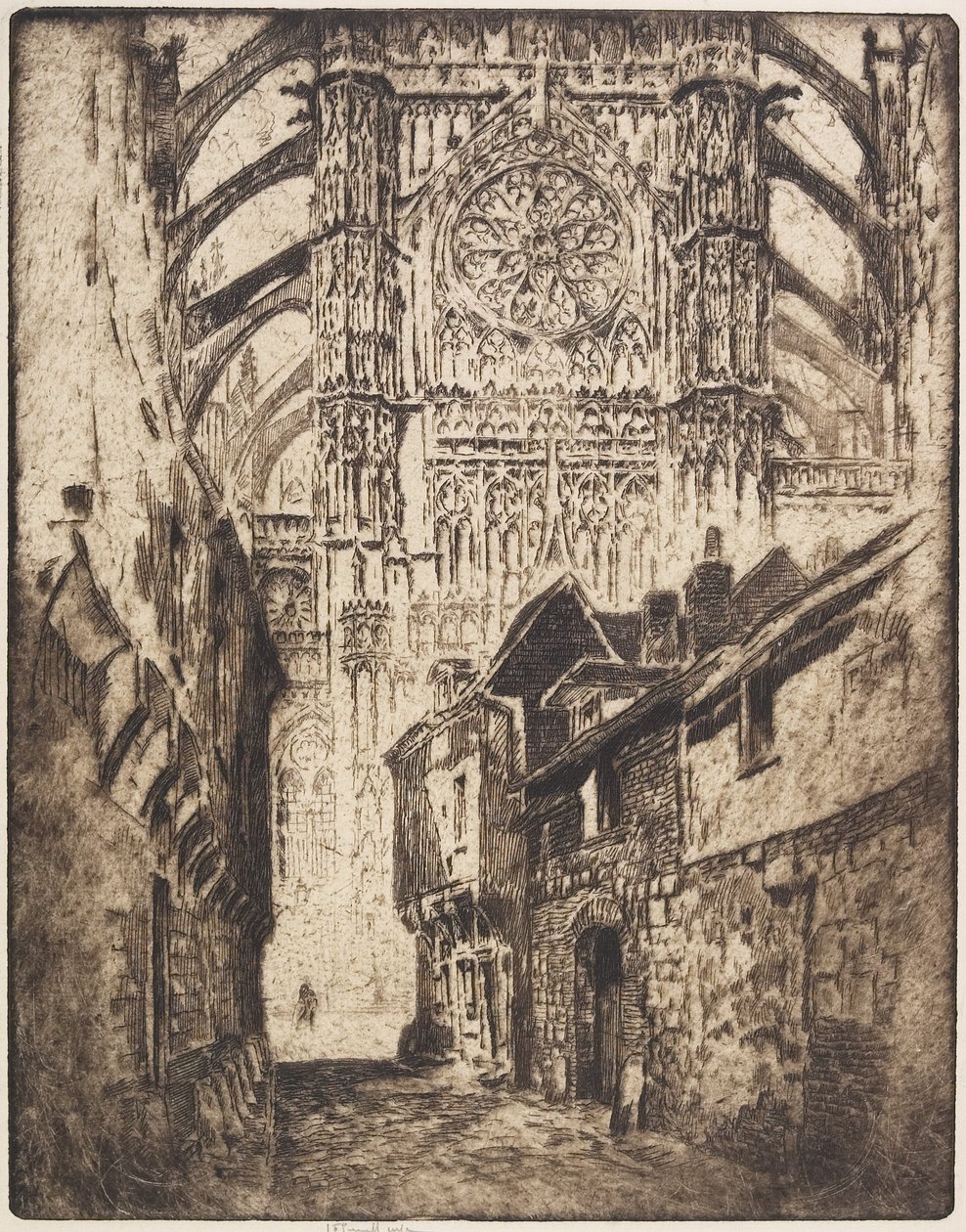 Rose Window，Beauvais，1907 作者 约瑟夫·彭内尔
