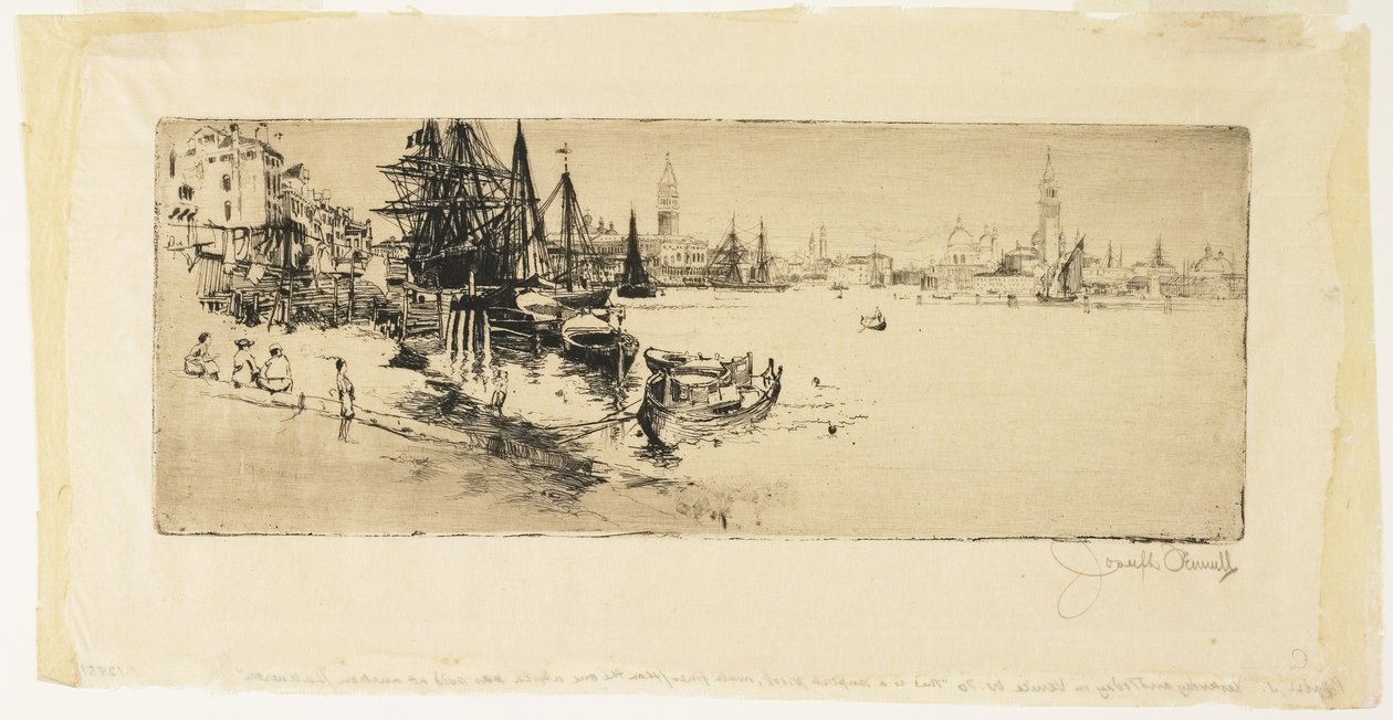 昨天和今天在威尼斯，1883年 作者 约瑟夫·彭内尔