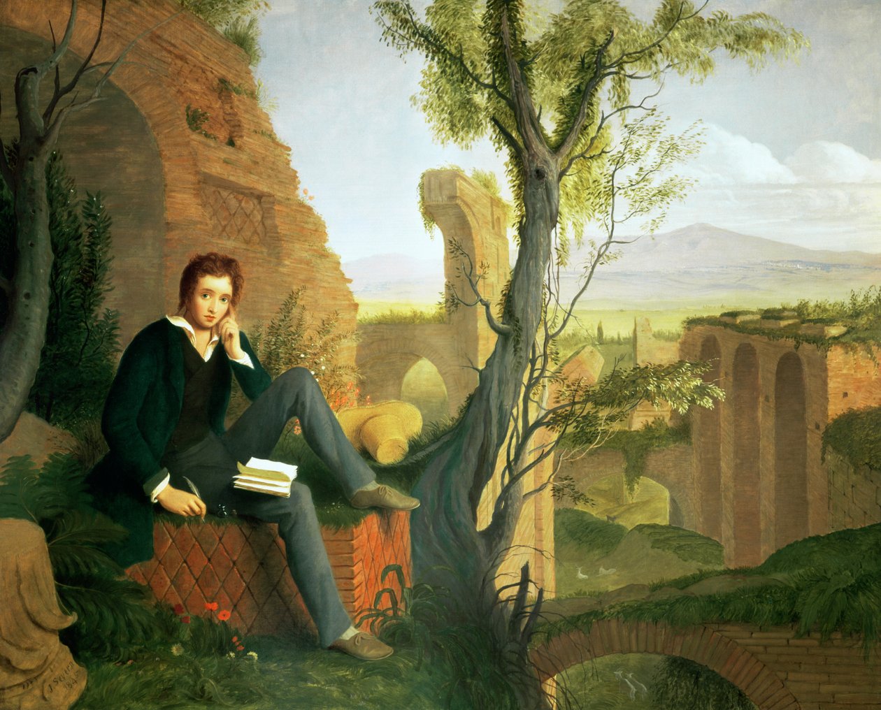 Percy Bysshe Shelley（1792-1822）1845 作者 约瑟夫·塞文