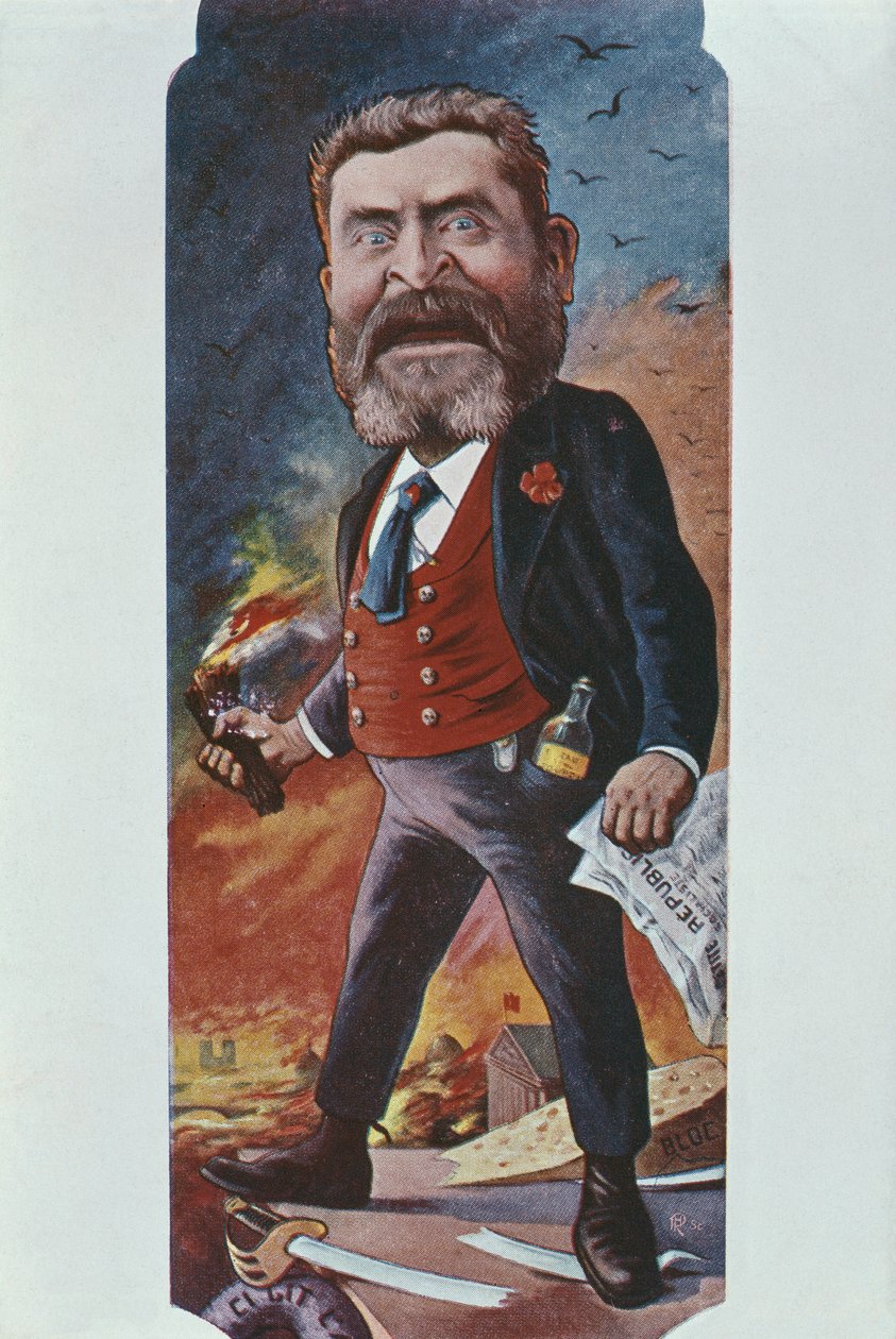 Jean Jaures的漫画，1900年以后 作者 约瑟夫·西拉特