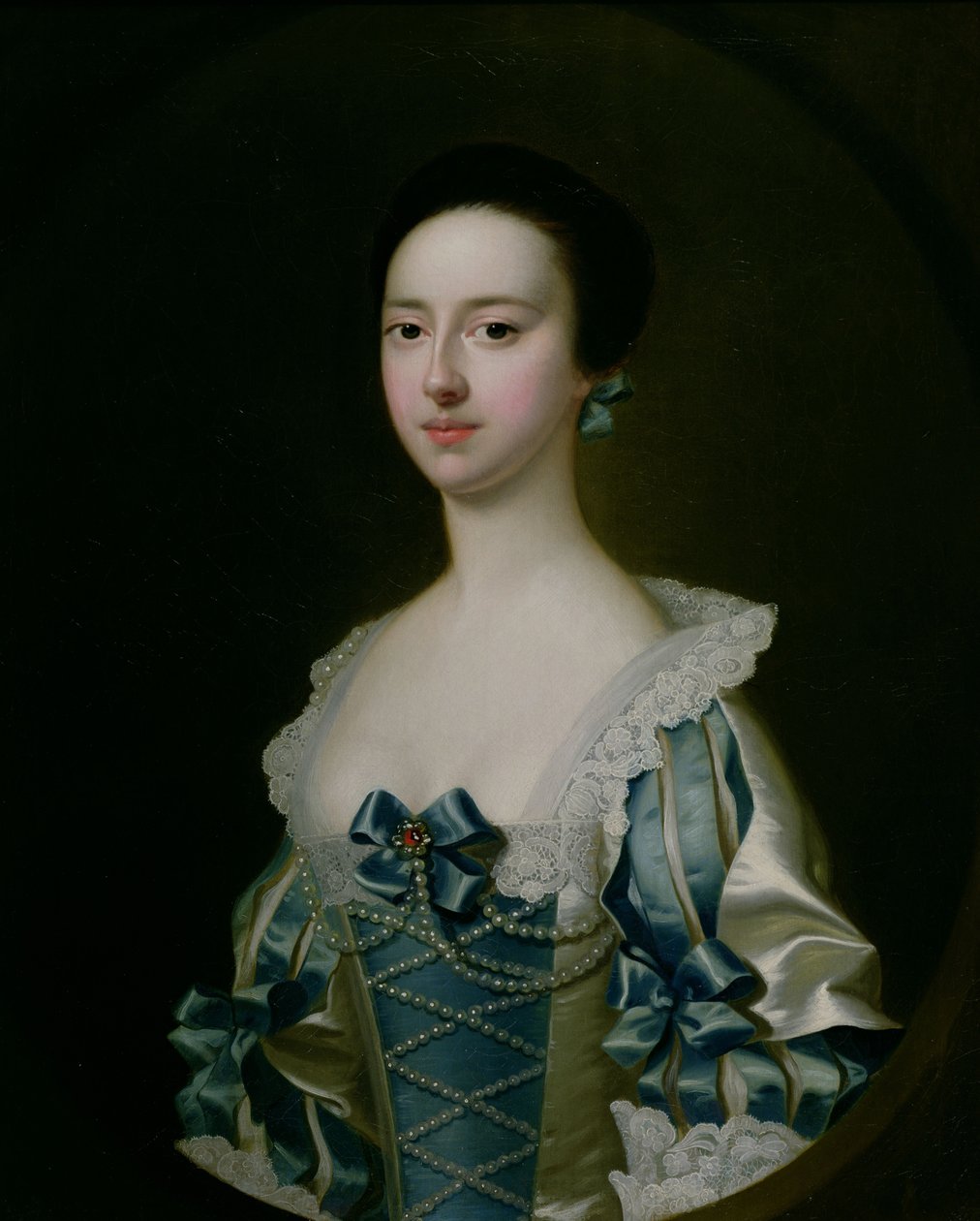安妮贝特曼，后来约翰吉斯伯恩夫人，1755年 作者 德比的约瑟夫·赖特