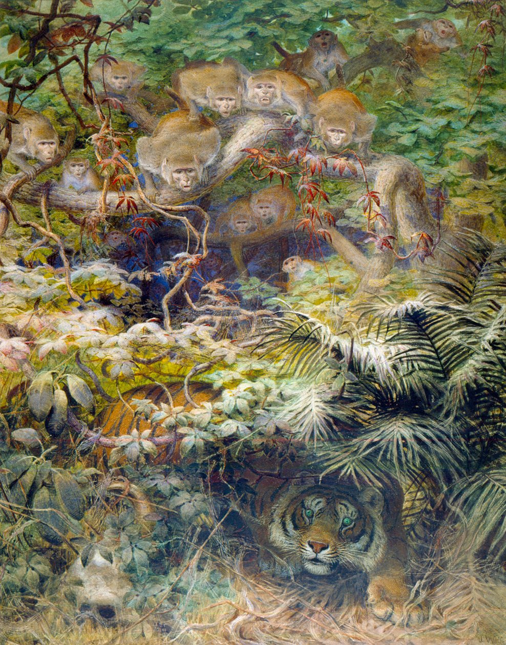 在丛林中行，1863年 作者 约瑟夫·沃尔夫