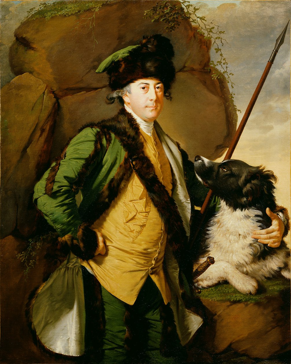 Kirklington的John Whetham（1731-81），1779-1780的肖像 作者 德比的约瑟夫·赖特