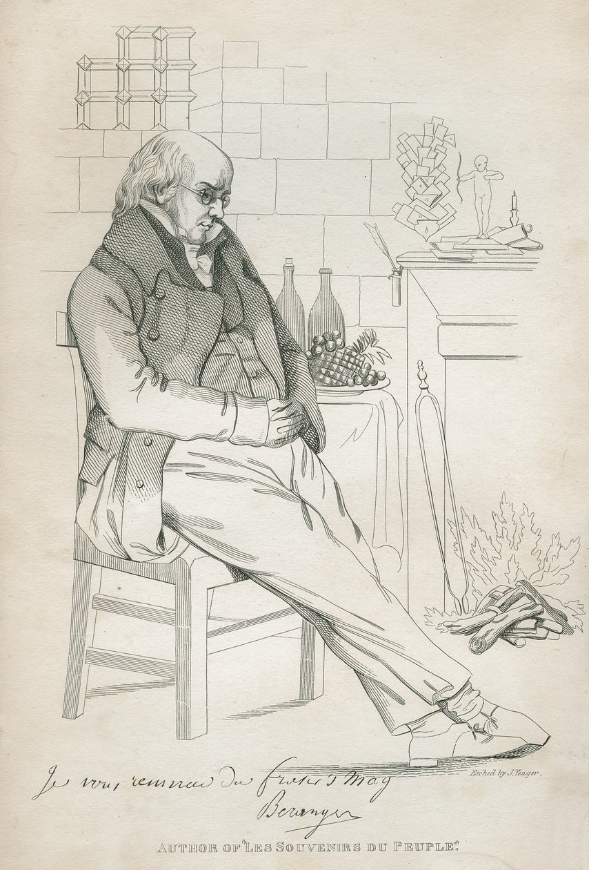 Pierre-Jean de Beranger（1780-1857） 作者 约瑟夫·耶格尔