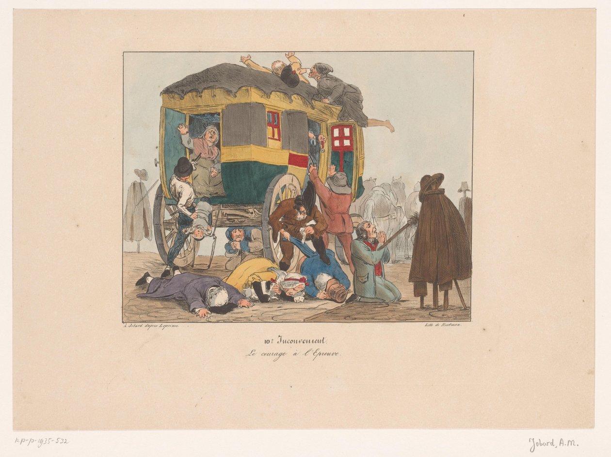 路人总动员》（Omnibus met passagiers wordt overvallallen
Le courage à l