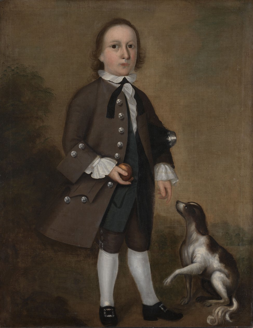 耶利米·贝尔纳普（Jeremiah Belknap），约1758年 作者 约瑟夫·巴杰