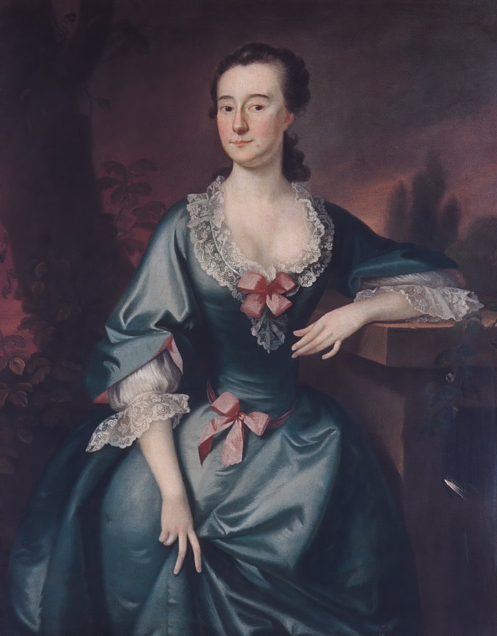 David Chesebrough夫人，1754年。 作者 约瑟夫·布莱克本