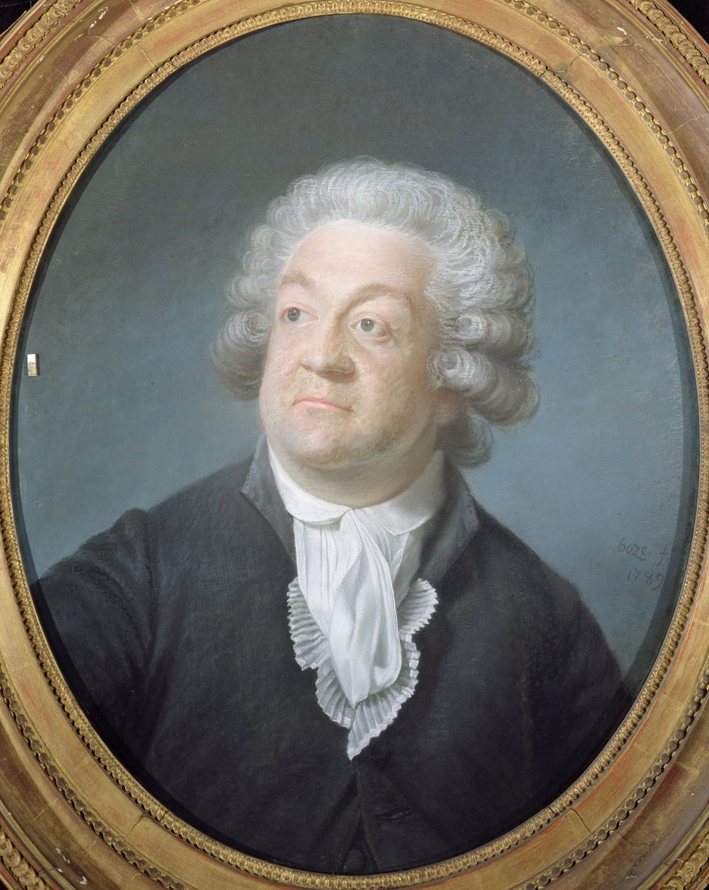 Honore Gabriel Riqueti（1749-91）米拉波伯爵，1789年（纸上粉彩） 作者 约瑟夫·博兹