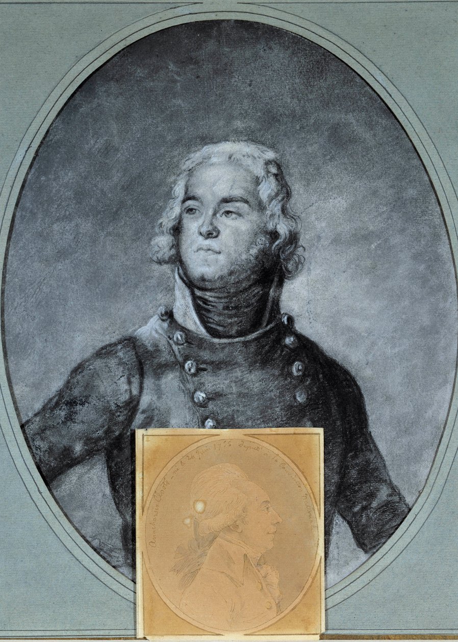 路易斯·拉扎尔·霍奇将军 (1768-1797) 的肖像 下图是国民大会代表的无政府状态 Cloots (1755-1794) 的肖像。 Joseph Boze (1744/1745-1826) 的画作，十八世纪。 凡尔赛宫，兰比内博物馆 作者 约瑟夫·博兹