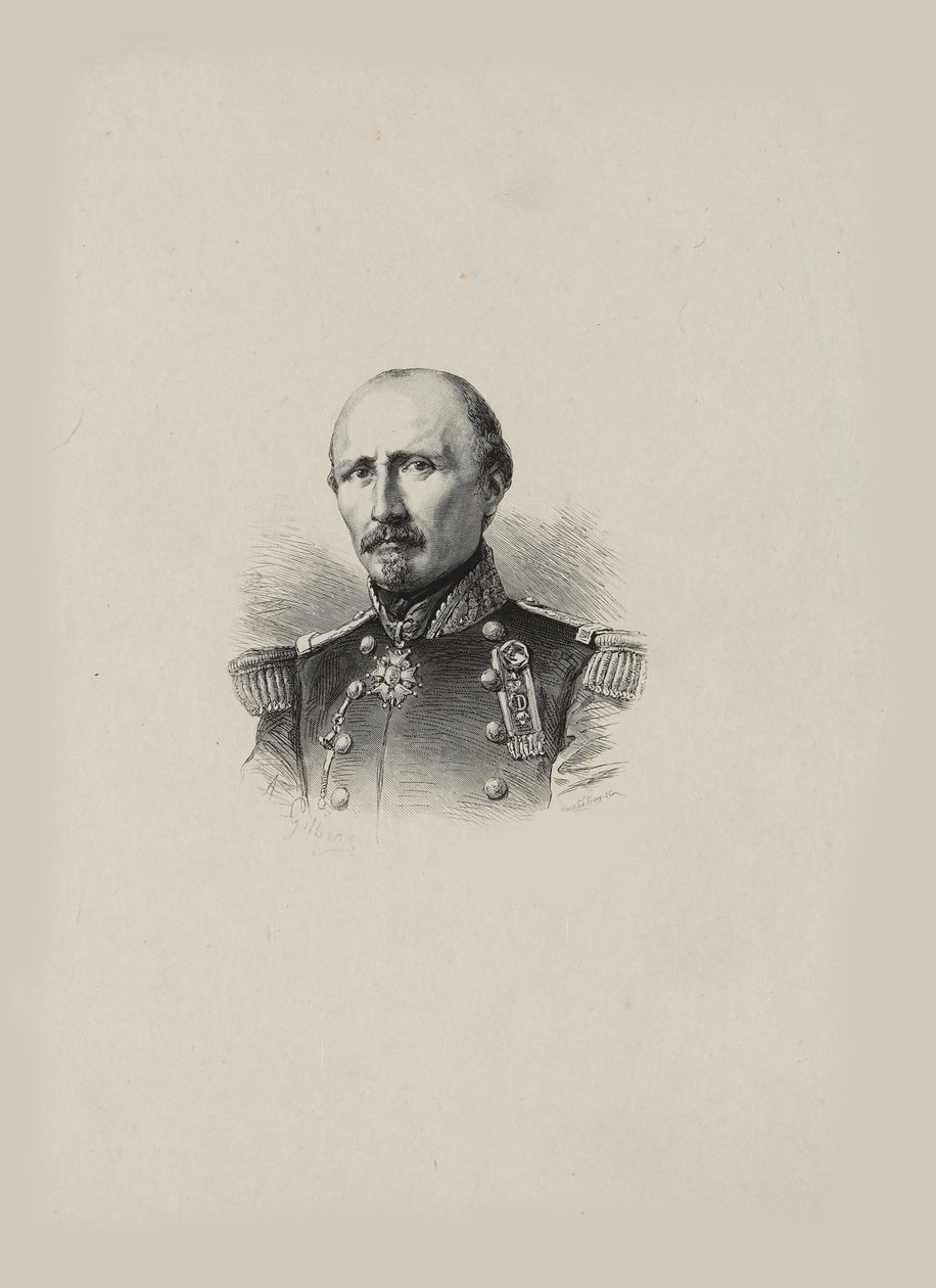 阿道夫-勒弗洛将军1804-1887，约1879年。 作者 Joseph Burn Smeeton 和 Auguste Tilly。