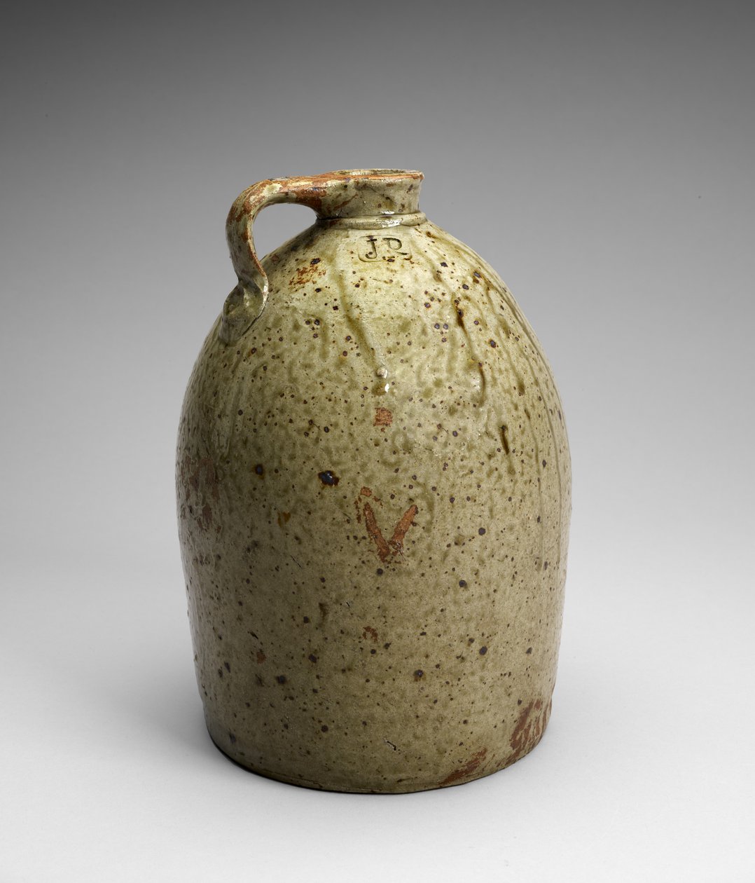 水罐c。 1873年至1900年（碱性釉陶器） 作者 约瑟夫·C·拉什顿