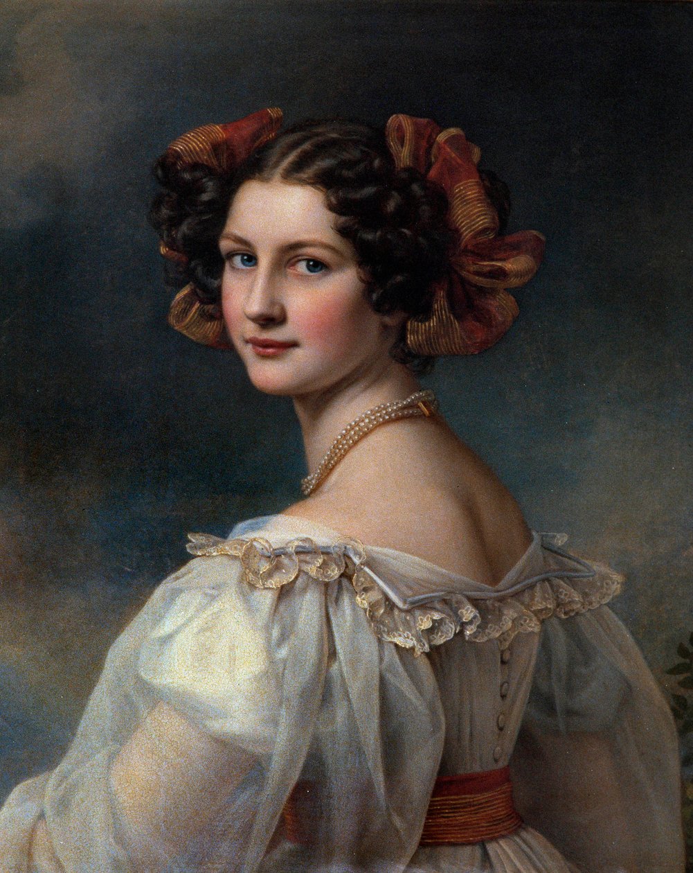 Joseph Karl Stieler (1781-1858) 19 世纪慕尼黑的奥古斯丁肖像画。 宁芬堡城堡 作者 约瑟夫·卡尔·斯蒂勒