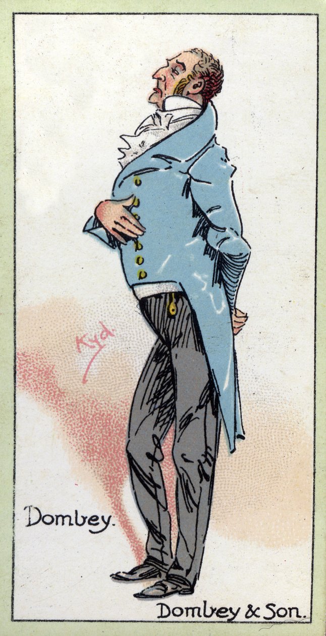 Dombey先生，来自&39;Dombey und Son&39;，由查尔斯狄更斯，1923年 作者 约瑟夫·克莱顿·克拉克