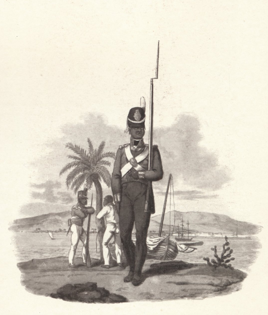 西印度第五军团私有，c1812 1909年 作者 约瑟夫·康斯坦丁·斯塔德勒