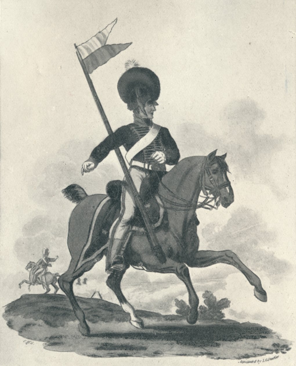 皇家炮兵Rockett军，1812-1815年，1909年 作者 约瑟夫·康斯坦丁·斯塔德勒