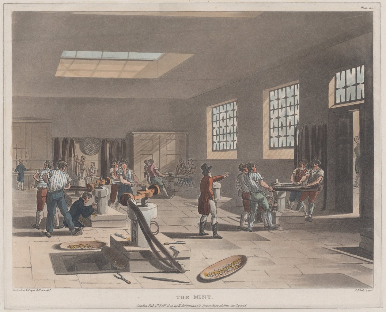 The Mint, 1809., 1809. 作者 约瑟夫·康斯坦丁·斯塔德勒