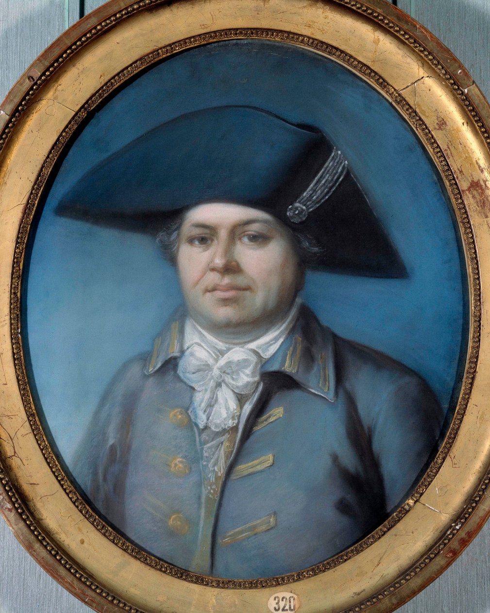 Georges Cadoudal (1771-1804) 的肖像 他是最著名的 Chouans 人之一。 Joseph Ducreux (1735-1802) 的绘画。 18世纪。 奥尔良，美术博物馆 作者 约瑟夫·杜克鲁