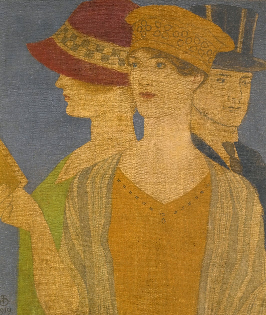 Arts and Crafts Movement : Visitors of an exhibition par Southall, Joseph Edward (1861-1944) 作者 约瑟夫·爱德华·索撒尔