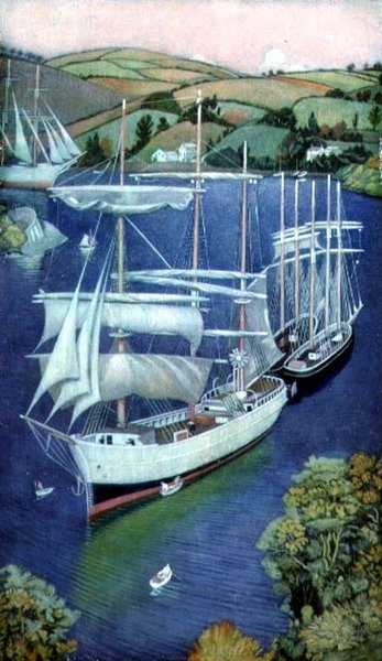 康沃尔郡福威的布里格斯 作者 约瑟夫·爱德华·索撒尔