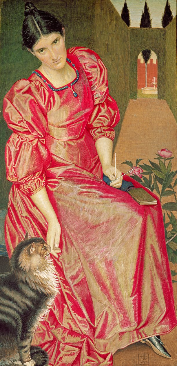 封闭花园，1898年（wc） 作者 约瑟夫·爱德华·索撒尔