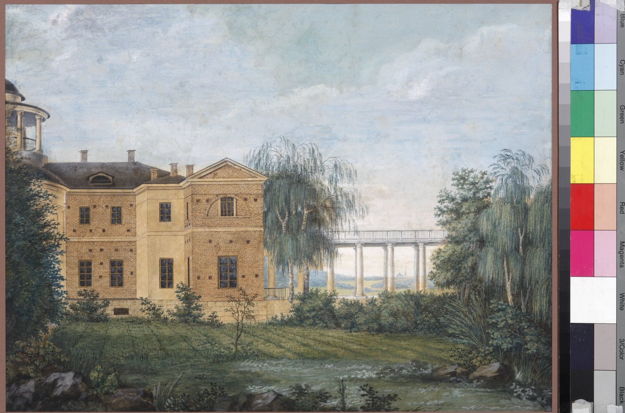 奥斯塔菲耶沃庄园，作者：Vivien de Chateaubrun、Joseph Eustache 作者 Joseph Eustache Vivien de Chateaubrun