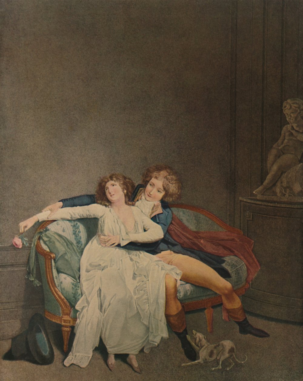 La Dispute De La Rose》，约1840年，1913年 作者 约瑟夫·艾马尔