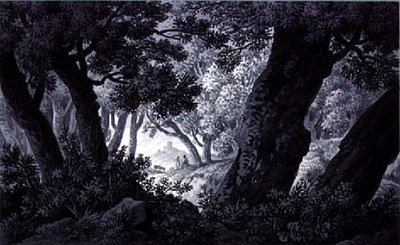 风景草图 作者 约瑟夫·弗朗西斯·伯雷尔