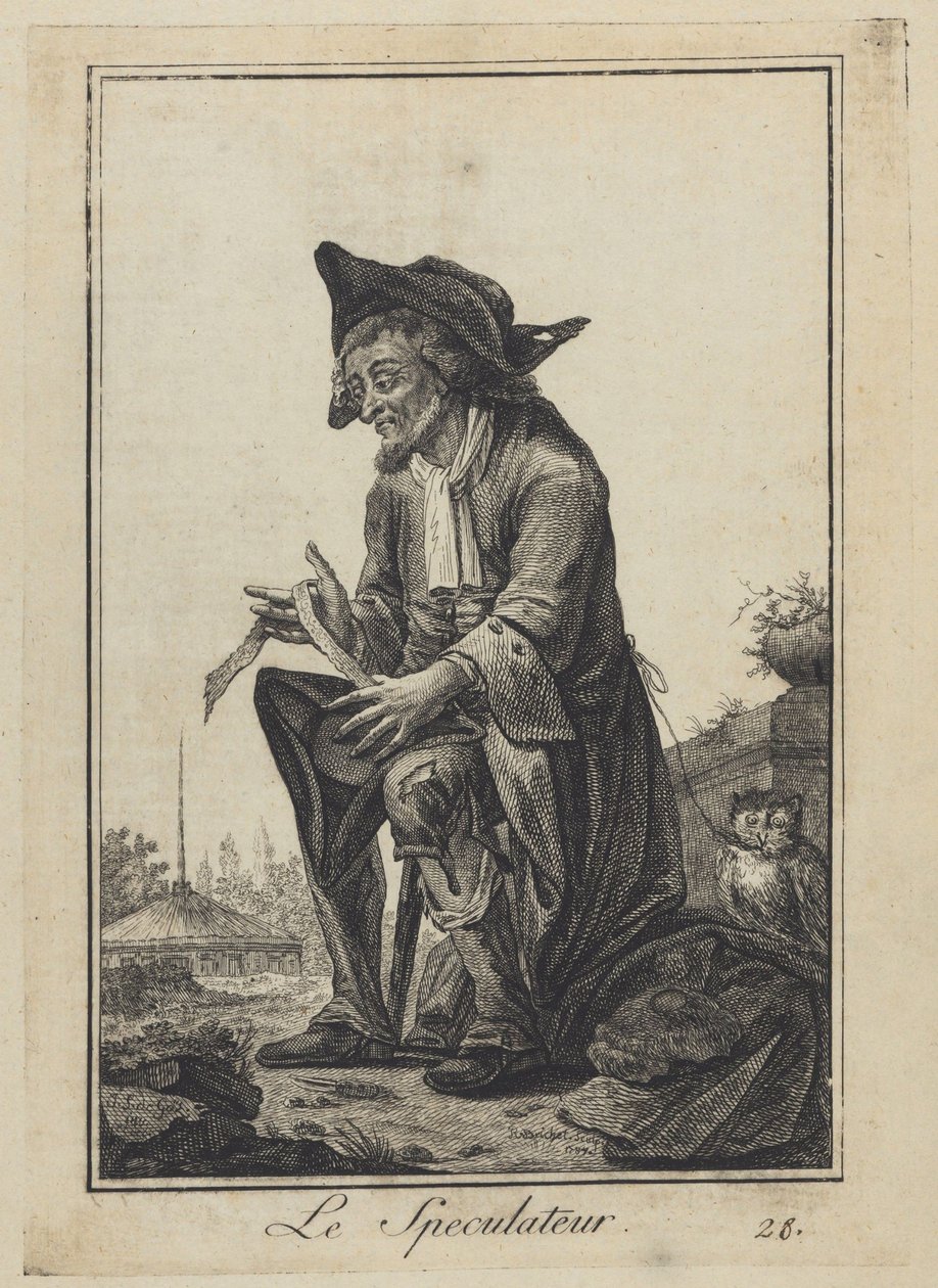 Le Speculateur 投机者, 1784年 作者 约瑟夫·弗朗茨·戈兹 (Joseph Franz Goez)