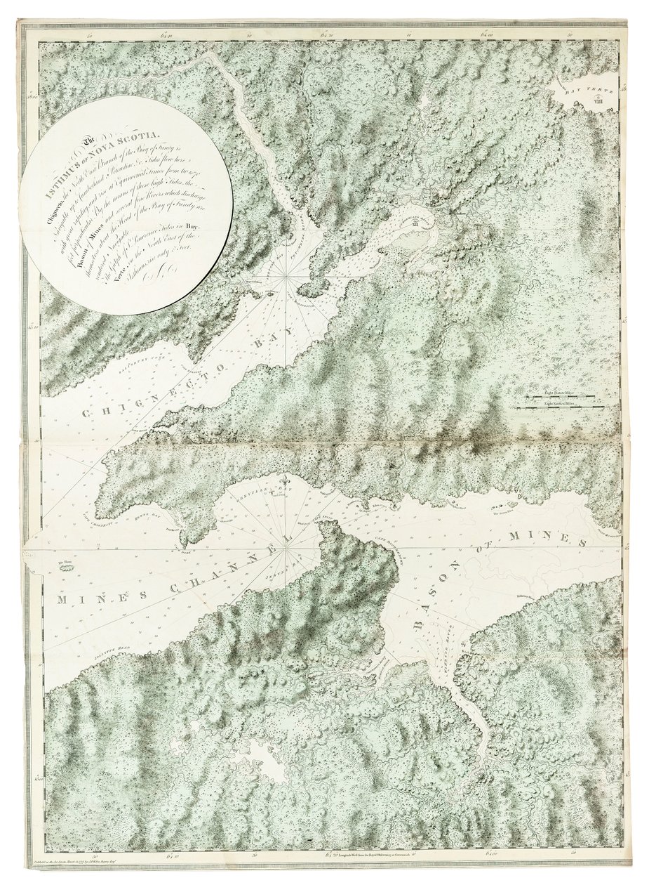 从达特茅斯海岸眺望哈利法克斯镇和港口 作者 Joseph Frederick钱包DesBarres
