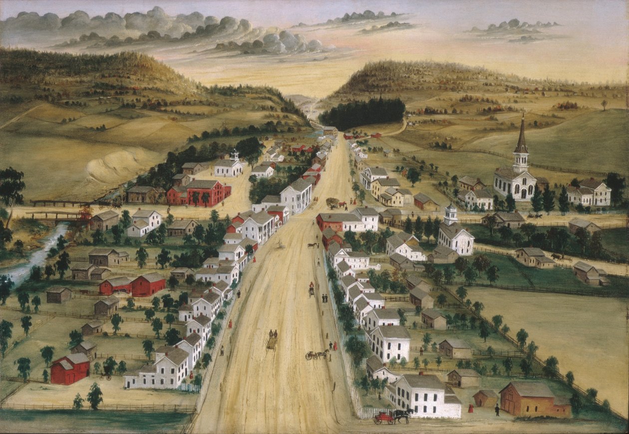 观点的Poestenkill，纽约，c.1870 作者 约瑟夫·H·希德利