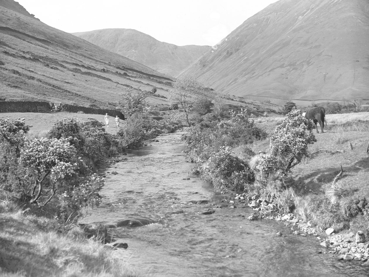 流经 Wastwater 景观的小溪 作者 约瑟夫·哈德曼