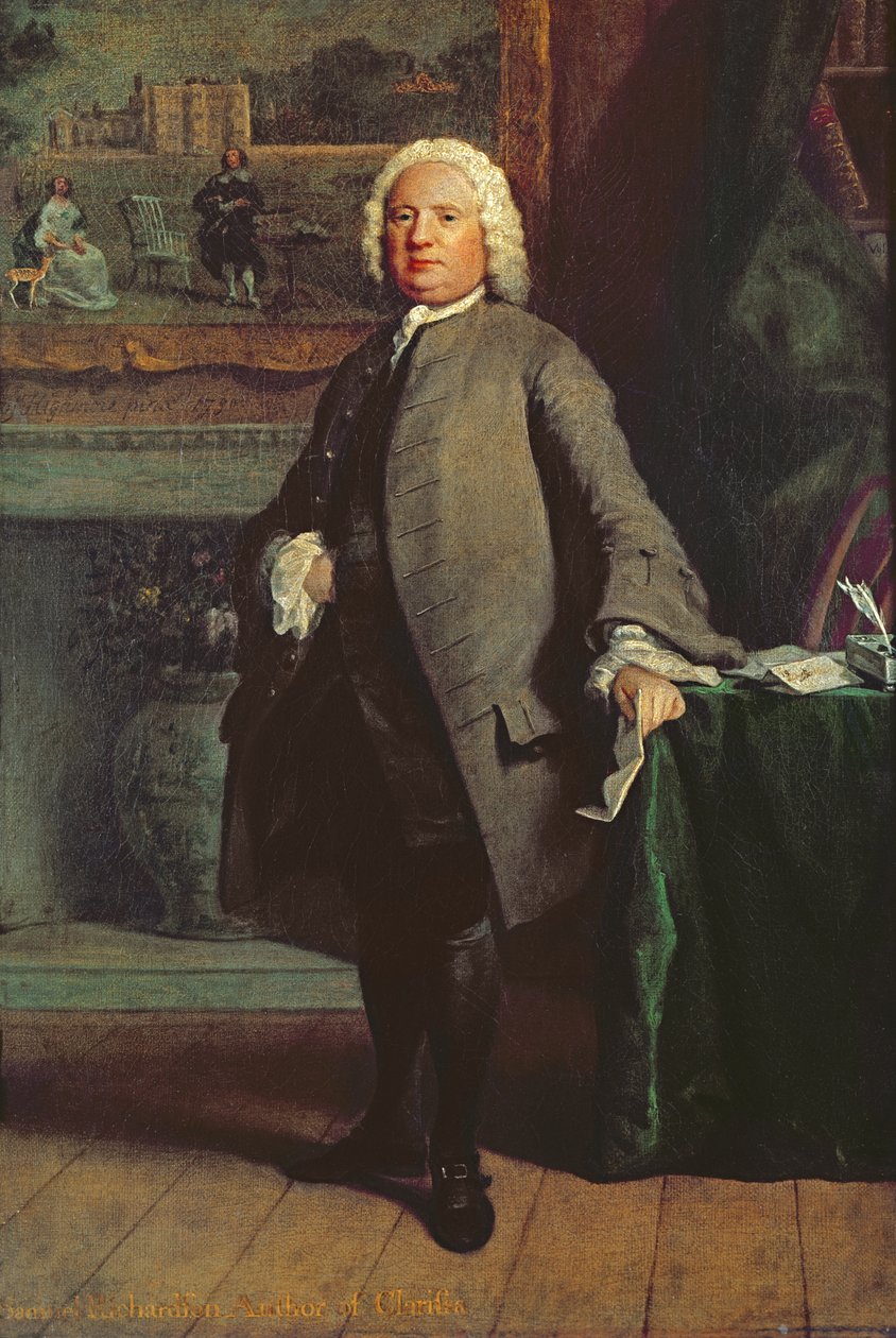 Samuel Richardson（1689-1761）1750年的肖像 作者 约瑟夫·海摩尔