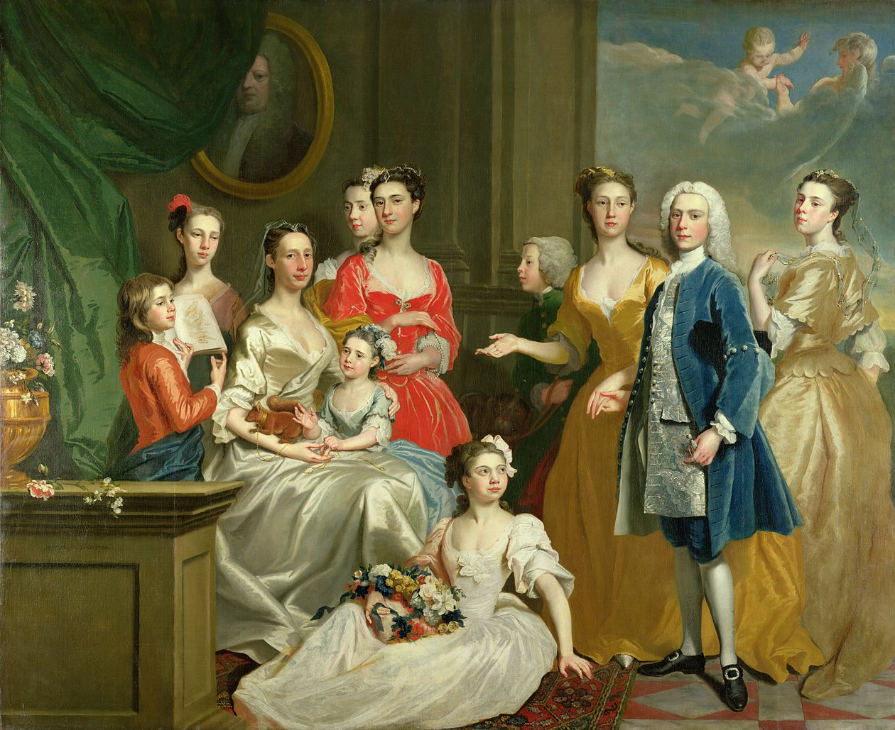 Eldred Lancelot-Lee家族，1736年 作者 约瑟夫·海摩尔