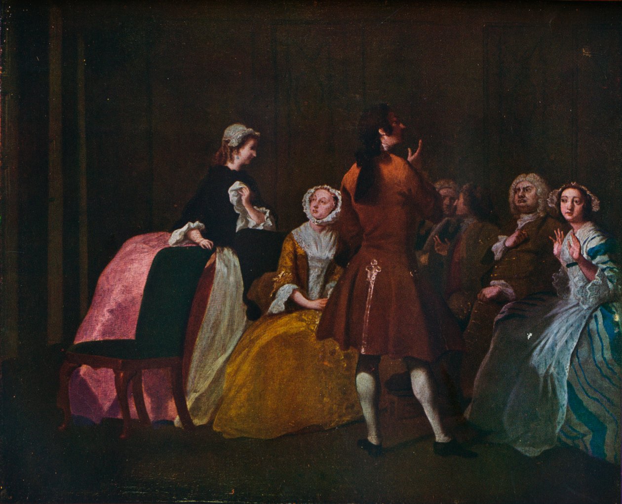哈洛家族（Samuel Richardsons Clarissa的Harlowe家族，约1745年） 作者 约瑟夫·海摩尔