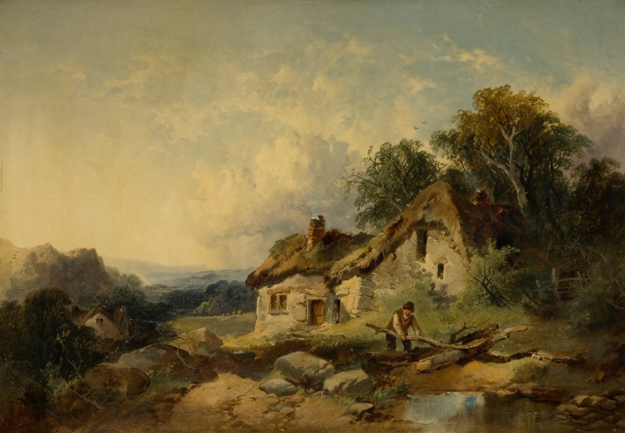 临近Hailsham，苏塞克斯，1859年 作者 约瑟夫·霍洛