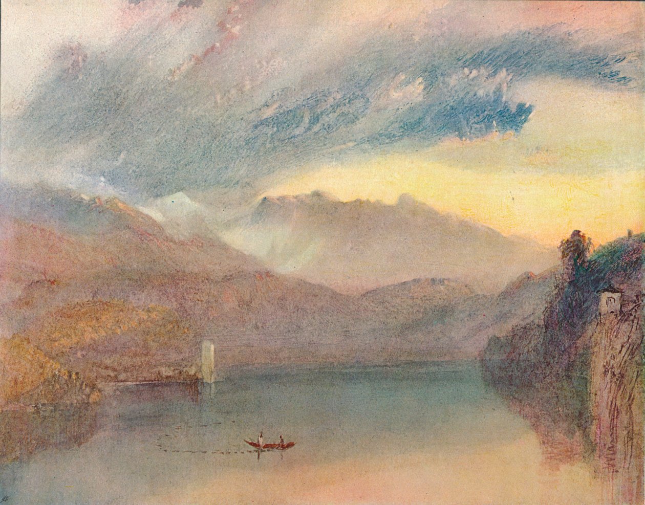 瑞士湖，1909年 作者 约瑟夫·马洛德·威廉·特纳