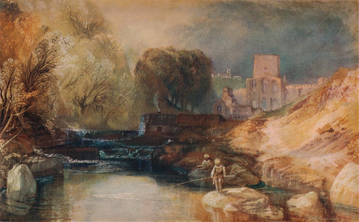布林克本修道院（Brinkburn Priory），诺森伯兰，c1830年，1938年 作者 约瑟夫·马洛德·威廉·特纳