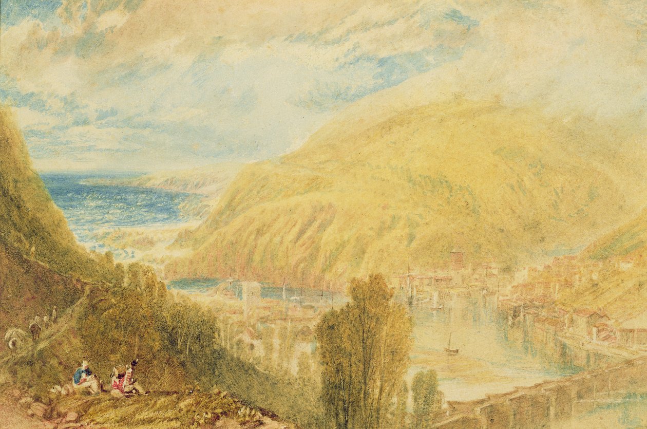 康沃尔东西卢，约 1816 年（纸面水彩画） 作者 约瑟夫·马洛德·威廉·特纳